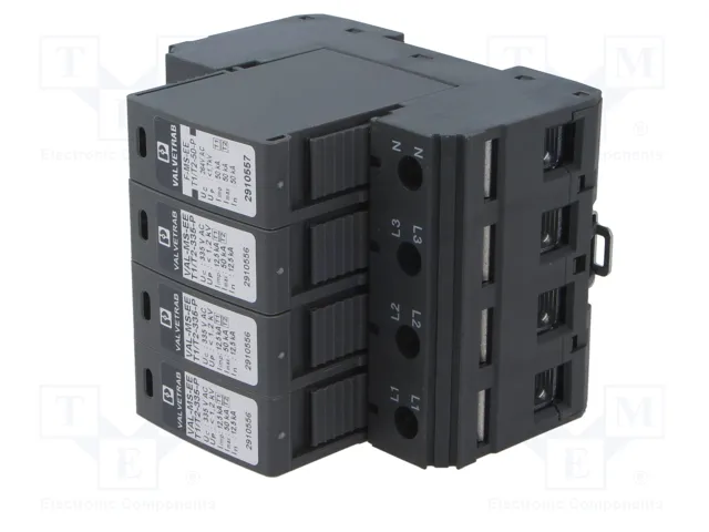 PHOENIX CONTACT VAL-MS-EE-T1/T2-3+1-335 Limitador de sobretensiones Tipo 1+2