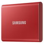 Samsung T7 Portable SSD 500GB USB 3.2 Gen 2 Rojo