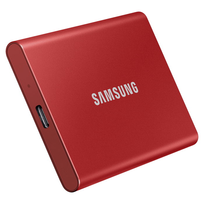 Samsung T7 Portable SSD 500GB USB 3.2 Gen 2 Rojo