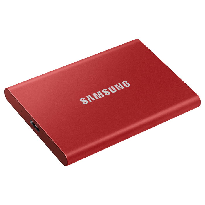 Samsung T7 Portable SSD 500GB USB 3.2 Gen 2 Rojo