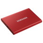 Samsung T7 Portable SSD 500GB USB 3.2 Gen 2 Rojo
