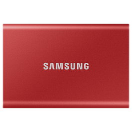 Samsung T7 Portable SSD 500GB USB 3.2 Gen 2 Rojo