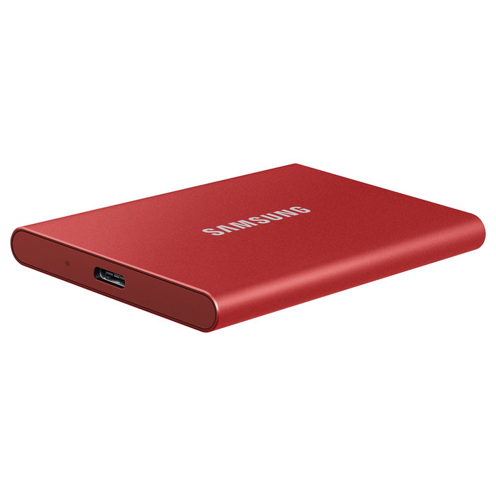 Samsung T7 Portable SSD 500GB USB 3.2 Gen 2 Rojo