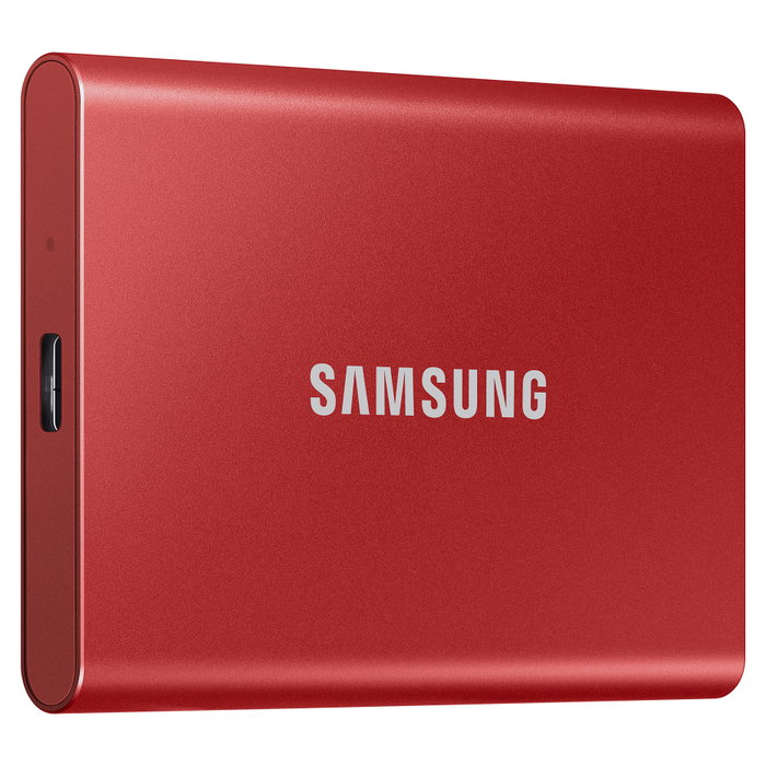 Samsung T7 Portable SSD 500GB USB 3.2 Gen 2 Rojo