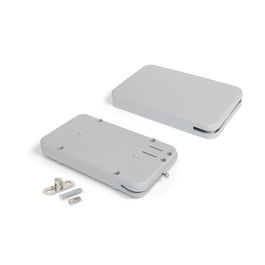 Emuca Mecanismo para puertas abatibles Miniwinch con tapa, 14kg, Acero y Plástico, Gris