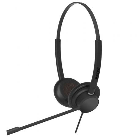 SPC Auriculares Brave Pro con Micrófono Jack 3.5 USB Negros 4725A Cancelación de Ruido