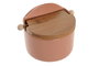 DKD Home Decor Salero de Dolomita y Bambú Surtido de 2 Piezas