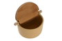 DKD Home Decor Salero de Dolomita y Bambú Surtido de 2 Piezas