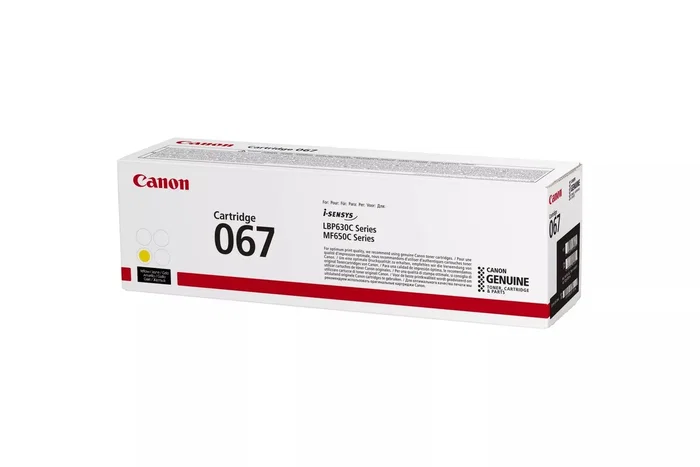 Canon Cartucho de Tóner 067 Amarillo (5099C002) Canon Cartucho de Tóner 067 Amarillo (5099C002)