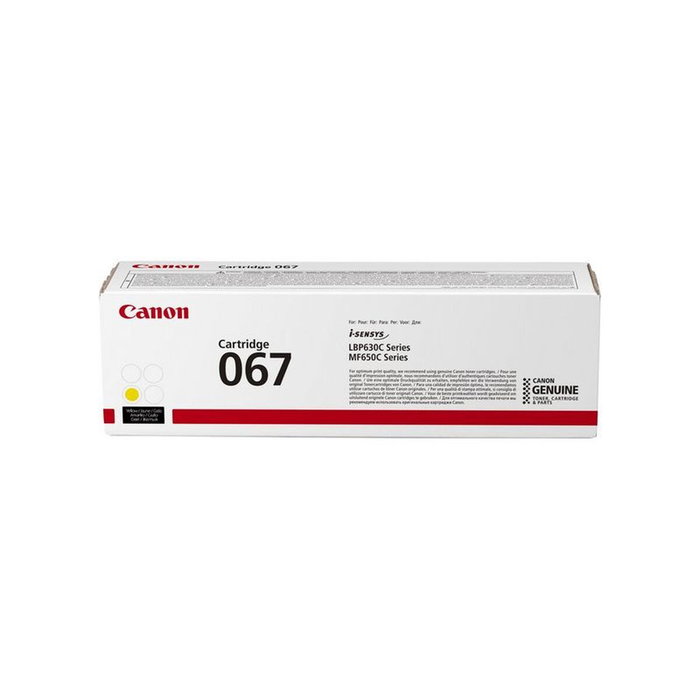 Canon Cartucho de Tóner 067 Amarillo (5099C002) Canon Cartucho de Tóner 067 Amarillo (5099C002)