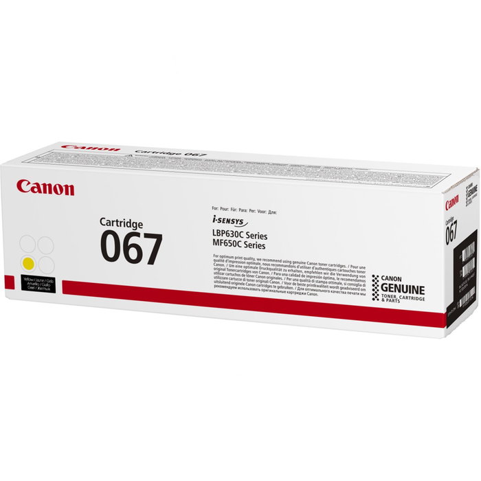 Canon Cartucho de Tóner 067 Amarillo (5099C002) Canon Cartucho de Tóner 067 Amarillo (5099C002)