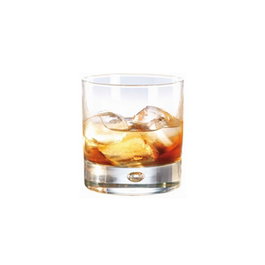 VIEJO VALLE Vaso Whisky Astrid Bajo, Vidrio, Capacidad 29 cl / 290 ml, Borde Grueso, Alto 93 mm, Diámetro 76 mm (Set de 6)
