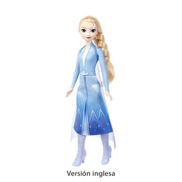 Mattel Games Elsa Aventuras Musicales En Inglés HXD36 | Muñeca Frozen Canta "Into the Unknown" +3 Años