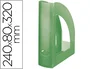 Q-connect Revistero Plástico Verde Translucido 250 x 320 x 80 mm
