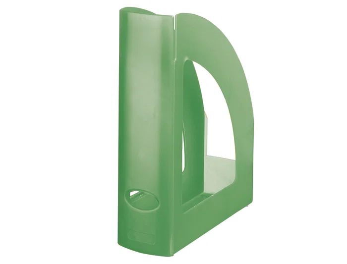 Q-connect Revistero Plástico Verde Translucido 250 x 320 x 80 mm