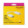 DeLOCK 63936 Adaptador DisplayPort a HDMI 4K 60 Hz con HDR Blanco