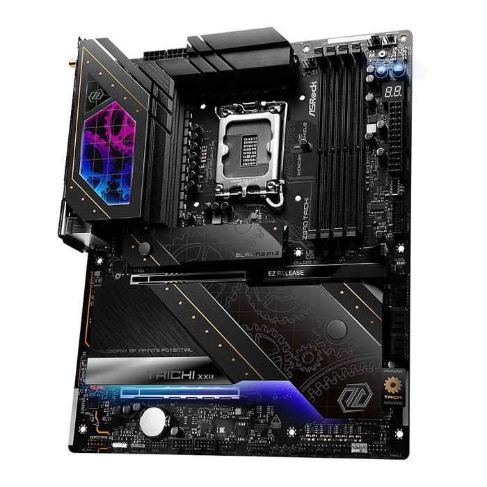 ASRock Z890 Taichi ATX Placa Base (LGA 1851) Intel Core Ultra (Series 2), Wi-Fi 7, Bluetooth 5.4, PCIe 5.0, 6x M.2, DDR5 256GB, HDMI 2.1, USB-C, Thunderbolt 4