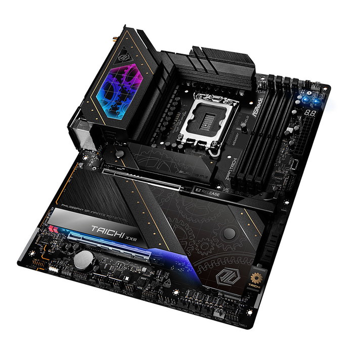 ASRock Z890 Taichi ATX Placa Base (LGA 1851) Intel Core Ultra (Series 2), Wi-Fi 7, Bluetooth 5.4, PCIe 5.0, 6x M.2, DDR5 256GB, HDMI 2.1, USB-C, Thunderbolt 4