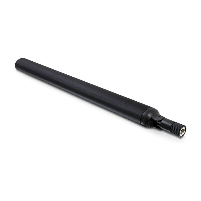 DeLOCK Antena LTE 88436 con conector RP-SMA, 4,5 dBi, negra