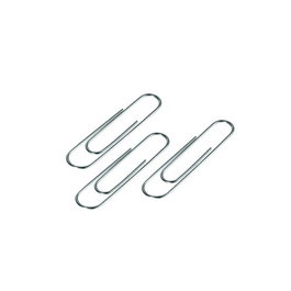 FOROFIS Clips Nº4 de 50 mm Niquelado, Set de 10 cajas de 100 unidades