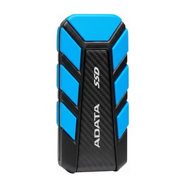 ADATA SD820 Disco Duro Externo SSD 1TB, USB-C 3.2 Gen 2 10 Gbit/s, Color Negro/Azul, Almacenamiento Portátil Rápido