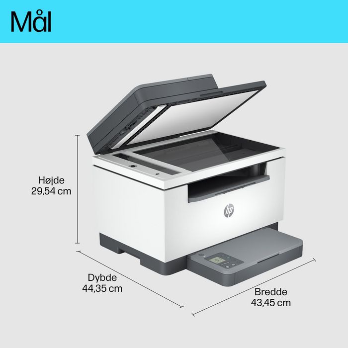 HP Impresora Multifunción LaserJet MFP M234sdw, Impresión Doble Cara Rápida, ADF, HP Smart App, Conexiones Fiables, Configuración Simplificada, Negro