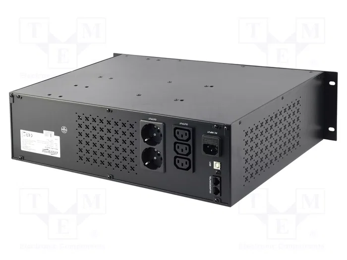Gembird UPS Rack 19'' 3.4U 1500VA 900W 4xIEC 230V Out Gembird UPS Rack 19'' 3.4U 1500VA 900W 4xIEC 230V Out