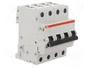 ABB Interruptor magnetotérmico S200 4 polos 16A 6kA