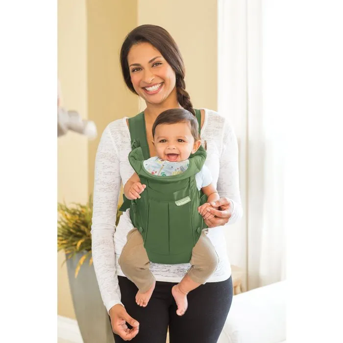 Infantino Portabebés Swift Classic con Bolsillo y Babero, Verde - INF0773554001570