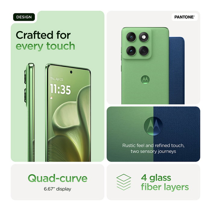 Motorola Moto Edge 60 5G 12GB 512GB Shamrock Green