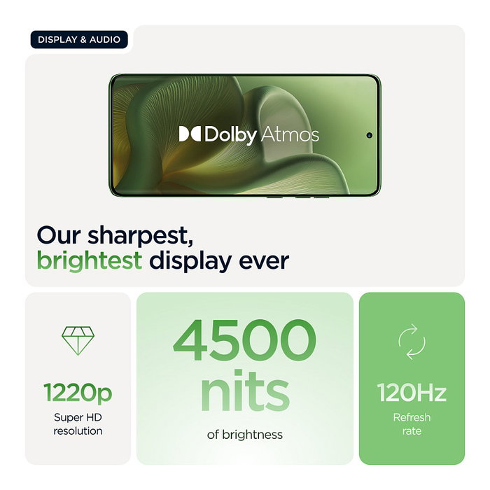 Motorola Moto Edge 60 5G 12GB 512GB Shamrock Green