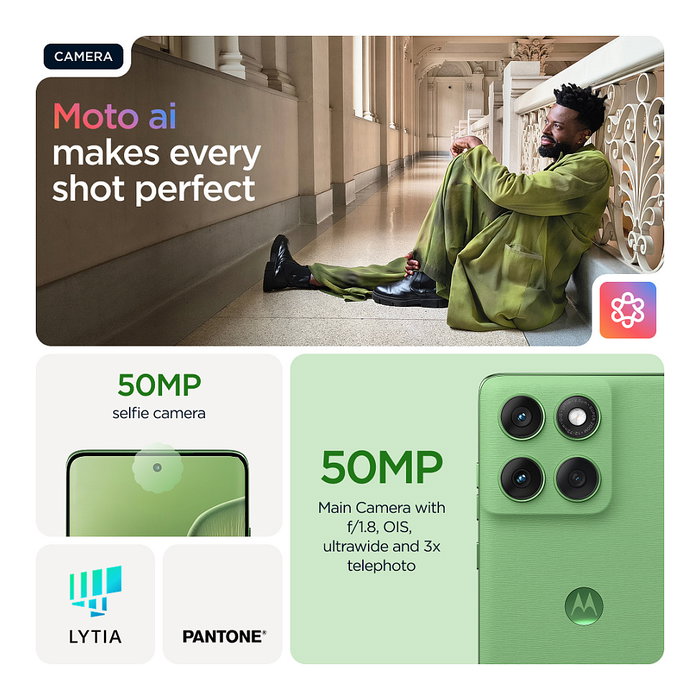 Motorola Moto Edge 60 5G 12GB 512GB Shamrock Green