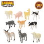 Set de Animales de Granja Colorbaby Plástico 14 x 10 x 5 cm (4 Unidades)