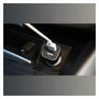 Elbe CARG-301-QC Cargador USB para Coche con Doble Puerto y Carga Rápida QC3.0