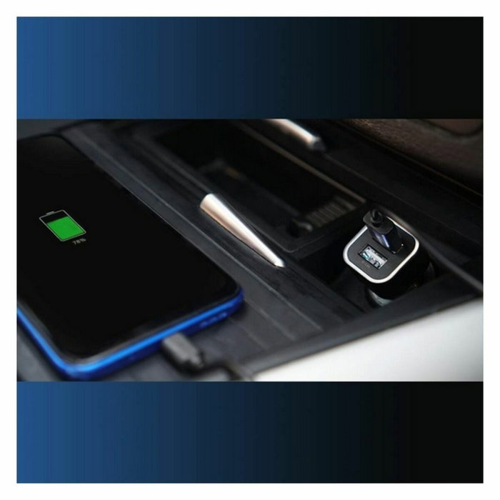 Elbe CARG-301-QC Cargador USB para Coche con Doble Puerto y Carga Rápida QC3.0 Elbe CARG-301-QC Cargador USB para Coche con Doble Puerto y Carga Rápida QC3.0