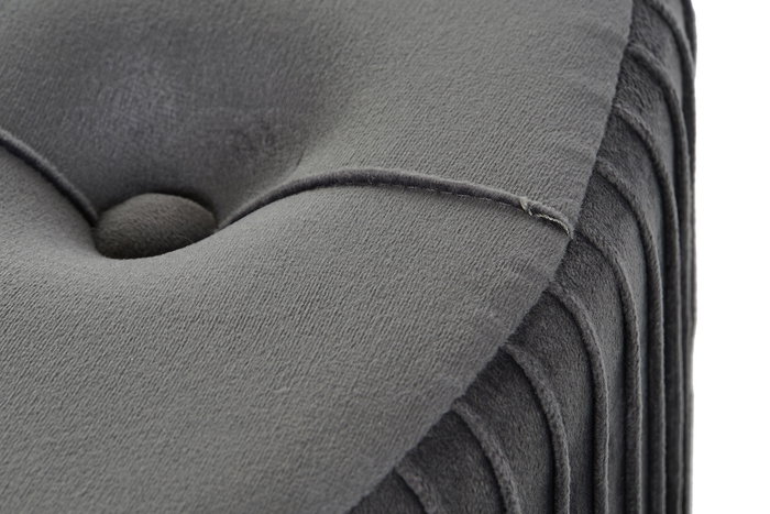 DKD Home Decor Reposapiés Gris Verde 60 x 45 x 60 cm Set de 3