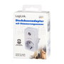 LogiLink PA0263 Adaptador de enchufe con sensor crepuscular, enchufe tipo F Schuko 230 V 16 A 3600 W IP20, Blanco