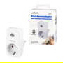 LogiLink PA0263 Adaptador de enchufe con sensor crepuscular, enchufe tipo F Schuko 230 V 16 A 3600 W IP20, Blanco