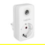 LogiLink PA0263 Adaptador de enchufe con sensor crepuscular, enchufe tipo F Schuko 230 V 16 A 3600 W IP20, Blanco