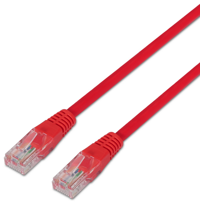 Aisens Cable de Red RJ45 UTP Cat.5e Rojo 2m A133-0189 Aisens Cable de Red RJ45 UTP Cat.5e Rojo 2m A133-0189