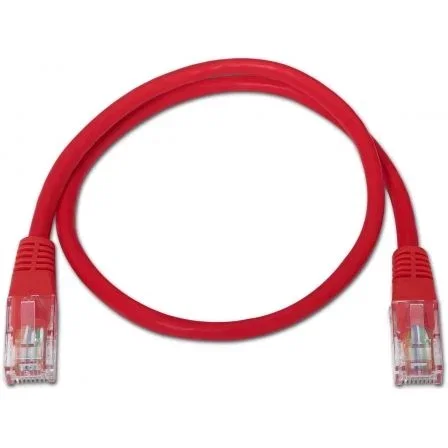 Cable de Red Aisens A133-0189 RJ45 UTP Cat5e Rojo 2 metros para Conexión de Internet LAN