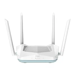 D-Link R15/E EAGLE PRO AI AX1500 Router WiFi 6 Doble Banda 1500 Mbps con 4 Antenas, Optimización de IA, Control Parental, Compatible con Alexa y Google Assistant