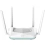 D-Link Router Wi-Fi 6 Inteligente R15 AX1500 Doble Banda (2.4GHz/5GHz) con Asistente IA, Control Parental y 3 Puertos Gigabit Ethernet, Color Blanco