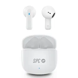 SPC Auriculares Bluetooth Zion 2 Play 4623B Blancos con Estuche de Carga Autonomía 7h