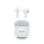 SPC Zion 2 Play Auriculares True Wireless Intraural Bluetooth 5.3 Blanco - Diseño Compacto, Autonomía 7h + 28h con Estuche, Control Táctil, USB-C