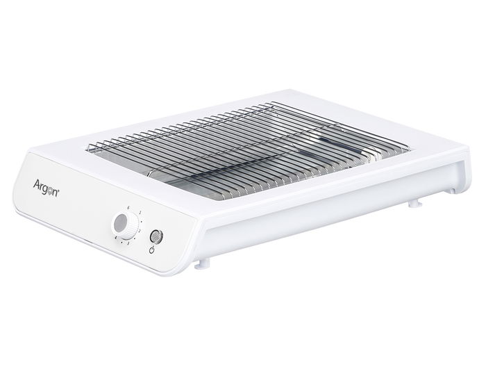 Argon Tostador Plano Blanco 600W Rectangular 38x25x6.5 cm (Set de 6)