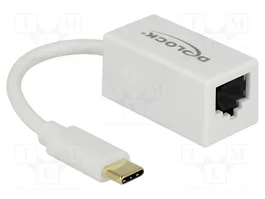 DeLOCK 65906 Adaptador de red Gigabit LAN USB Tipo C™ Blanco
