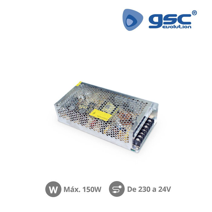 GSC Evolution Fuente de alimentación para tiras LED 24V 150W