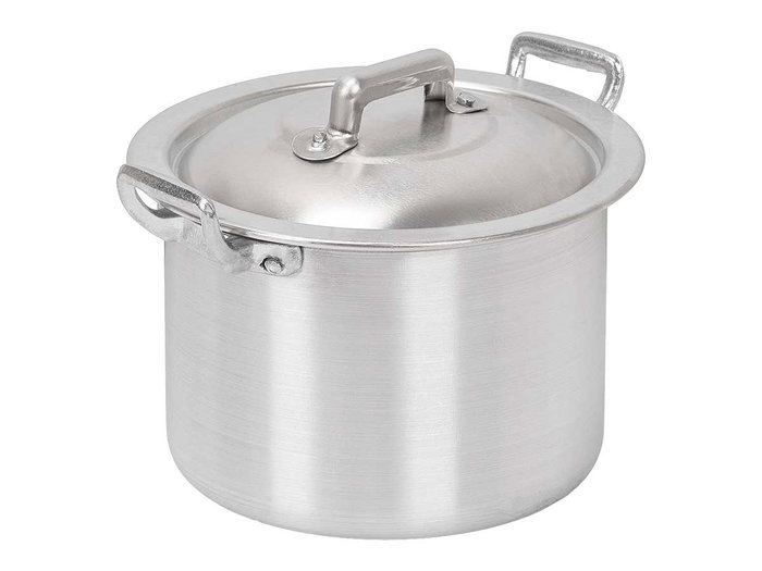 KINVARA Olla de Aluminio de 14 cm, 1,5 L, Plata