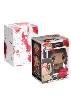 EVORETRO Set de 10 Protectores Efecto Sangre para Funko POP Estándar